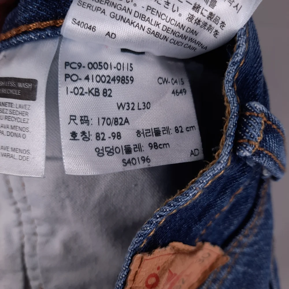 Big E Levi's 501 Reissue XX Straight Jeans Men's 32X30 Button Fly Single Stitch - Picture 10 of 11